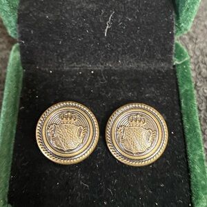 Cartier buttons made into earring. 5 star reviews